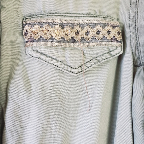 Nanette Lepore Anorak with Bead Embroidery Detail - Picture 3 of 4